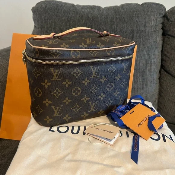 Louis Vuitton Brown Monogram Travel Case - Picture 2 of 10